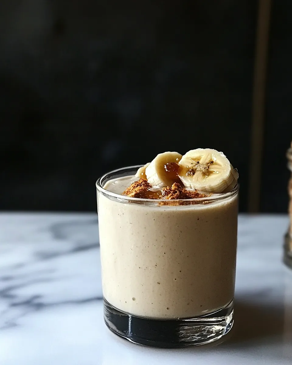 Delicious The Best Banana & Honey Smoothie EVER shot