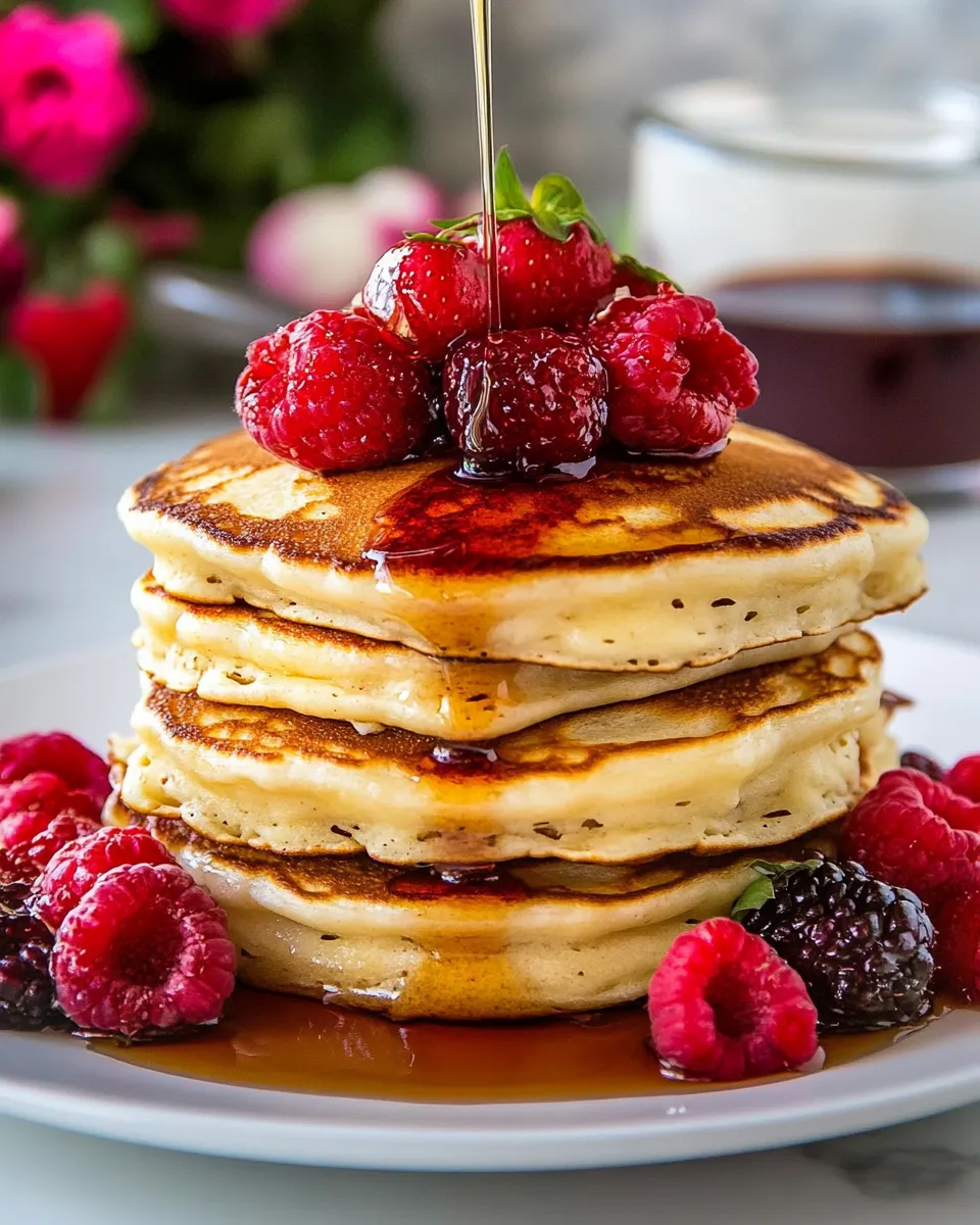 Delicious The Best Buttermilk Pancakes shot