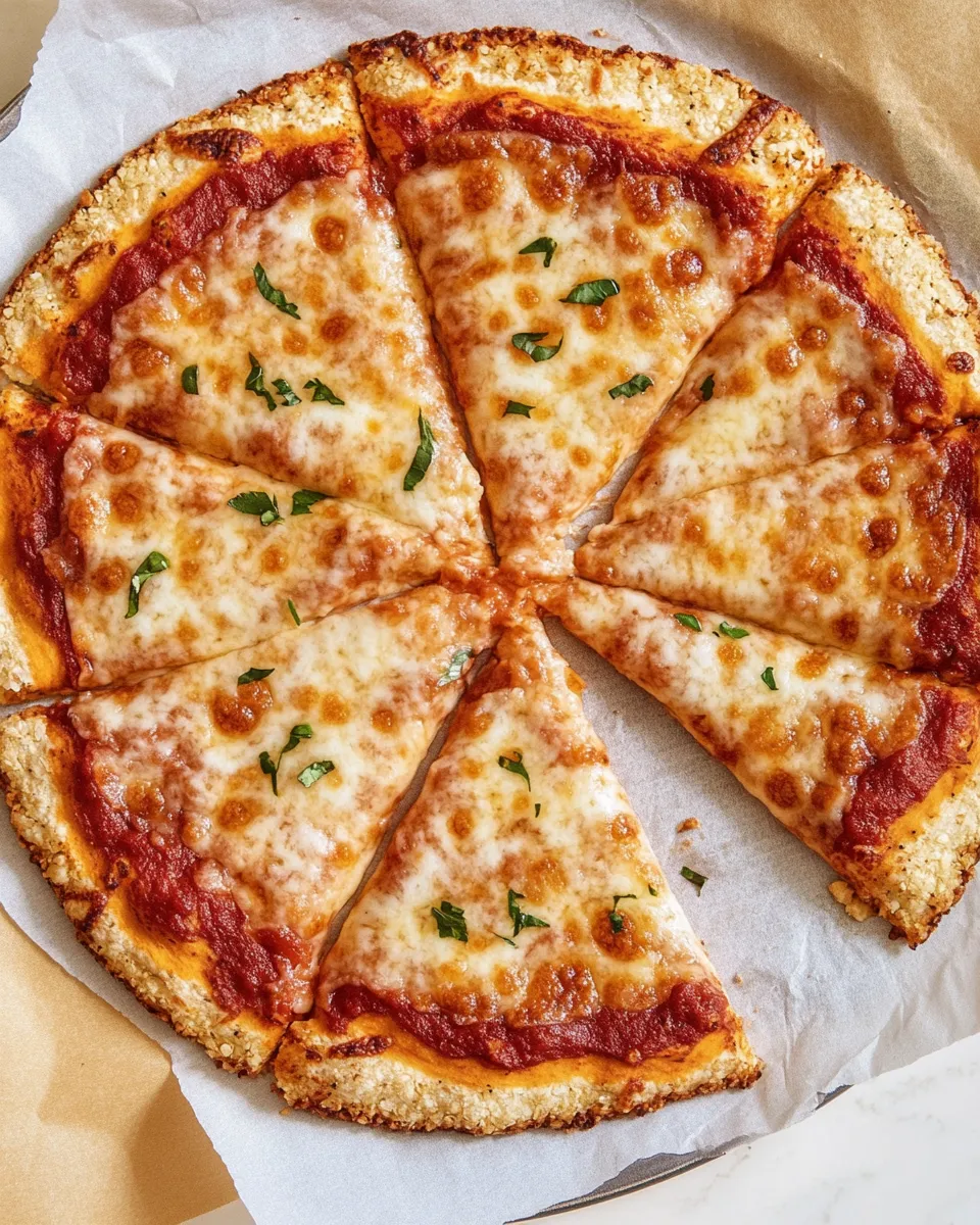 Easy The Best Cauliflower Pizza Crust recipe photo