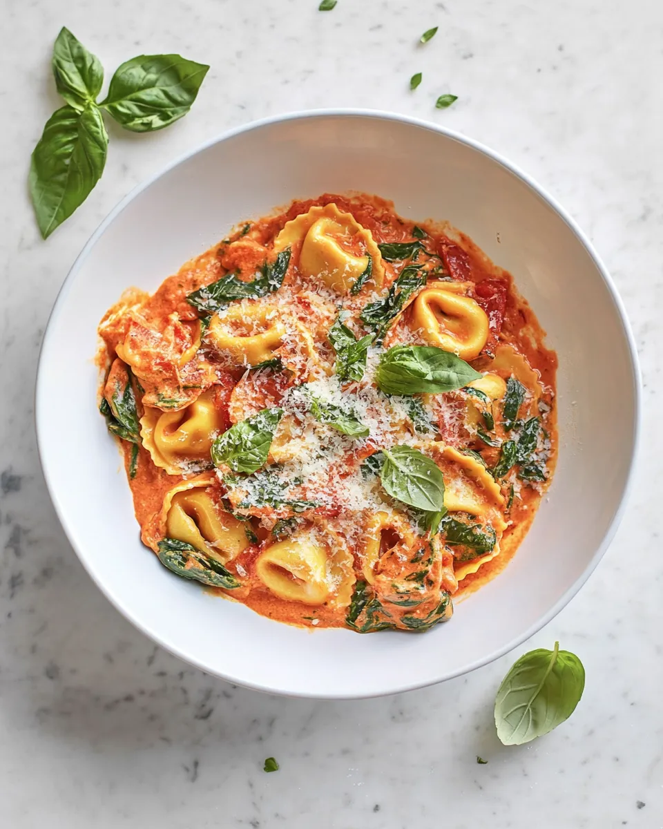 Classic The Best Creamy Tomato & Spinach Tortelloni image
