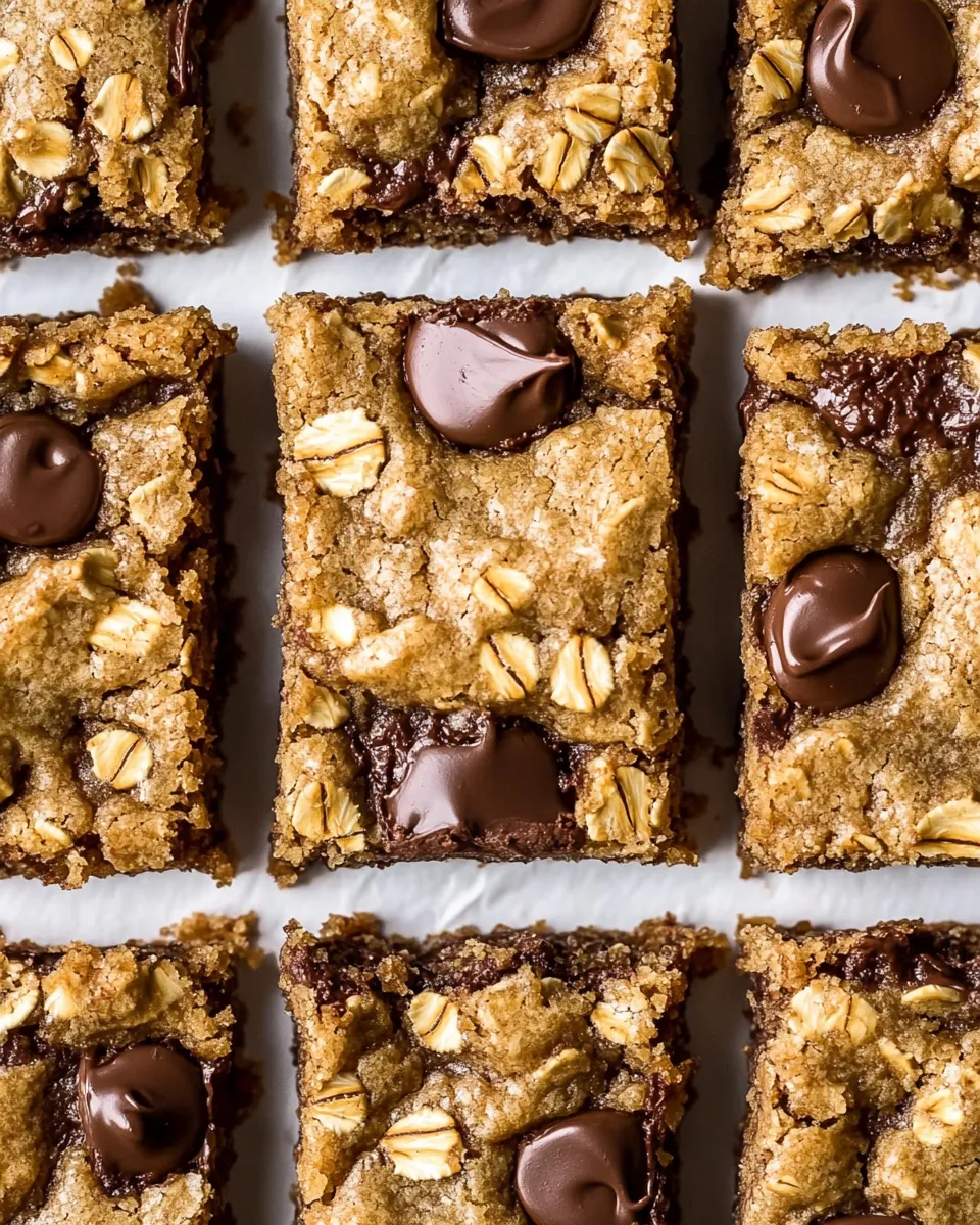 Delicious The Best Oatmeal Cookie Bars shot