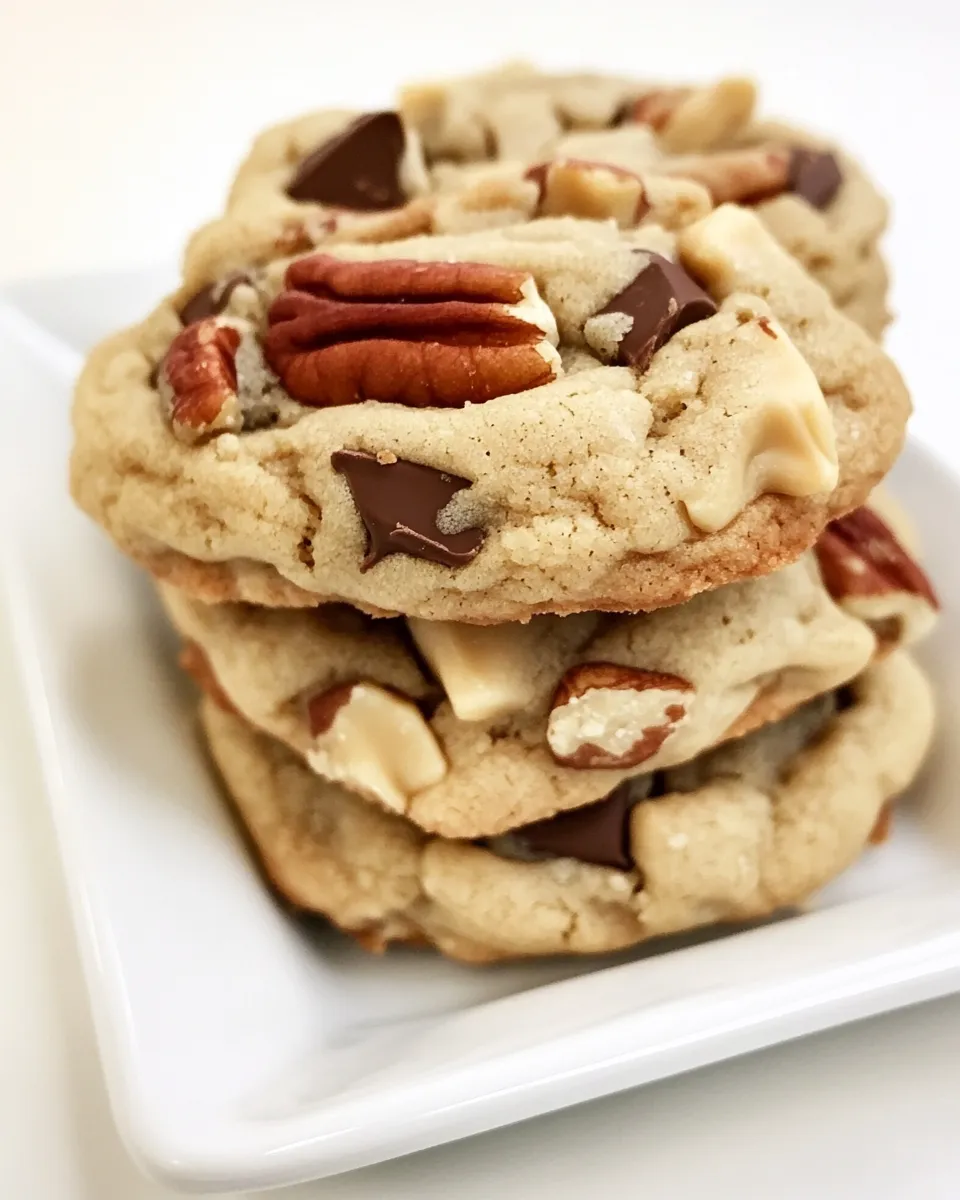 Delicious The Perfect Butterscotch, Chocolate and Pecan Cookies shot
