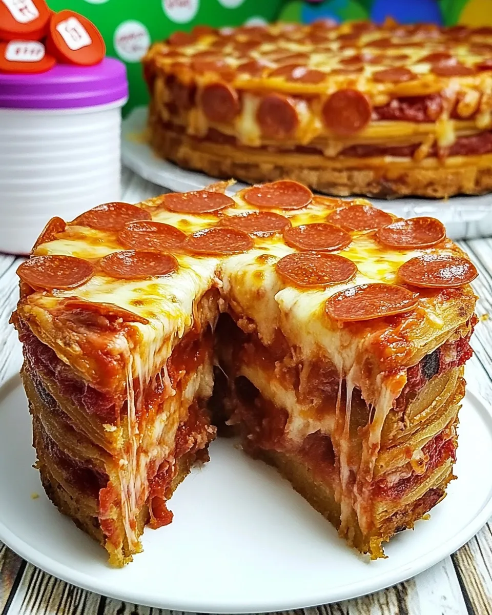 Classic The Pizza Cake image