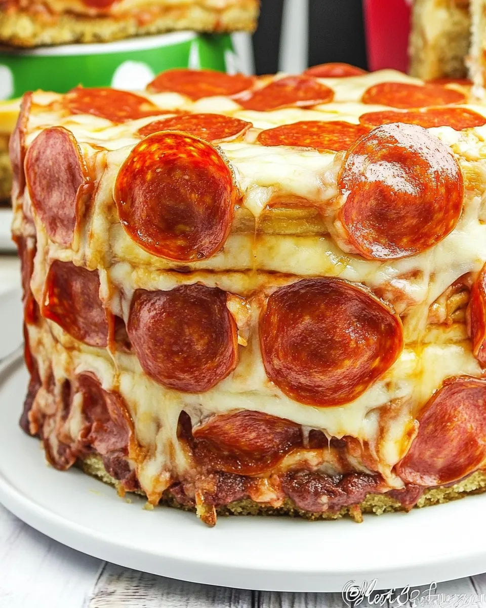 Easy The Pizza Cake recipe photo