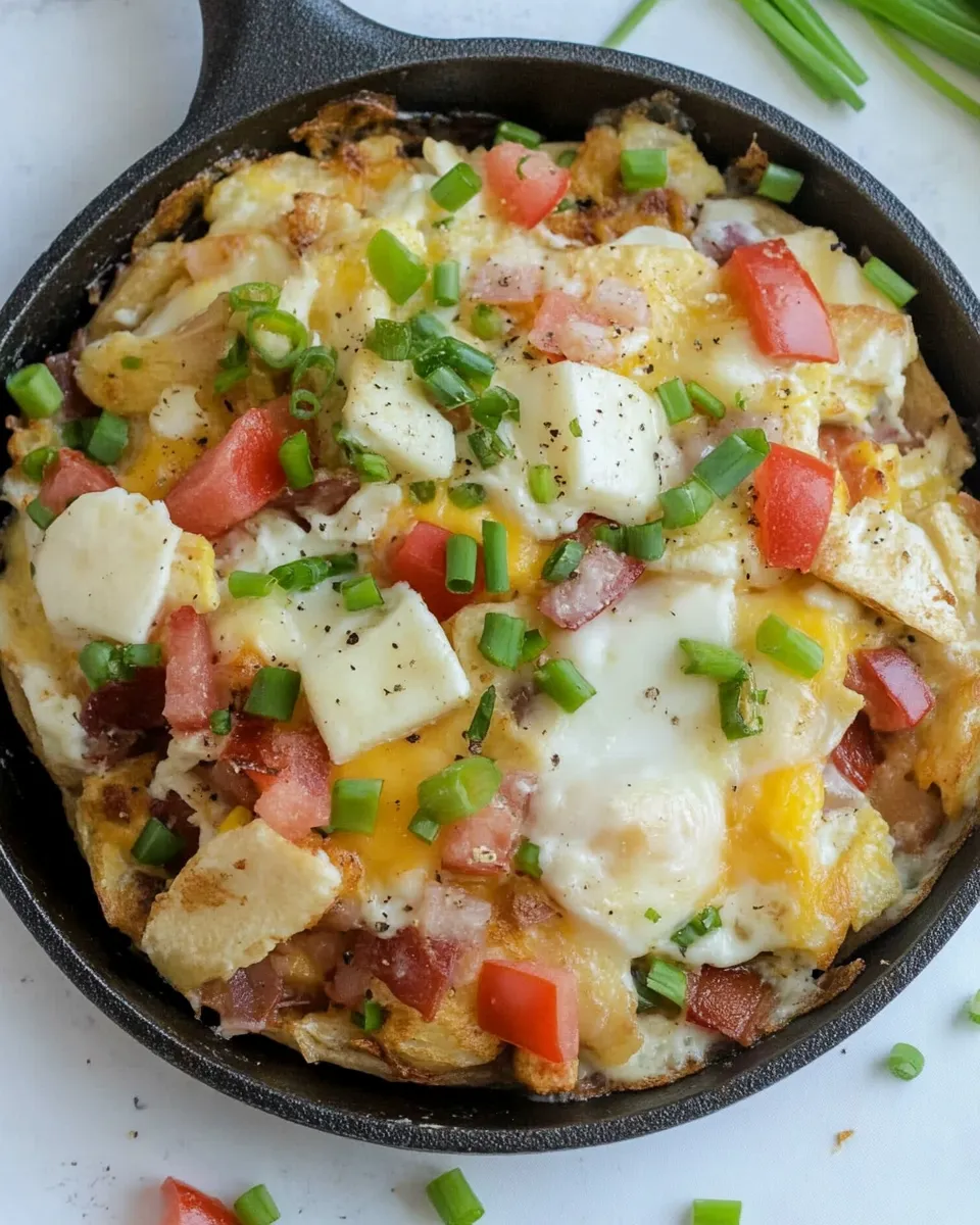 Delicious The Ultimate Breakfast Skillet shot