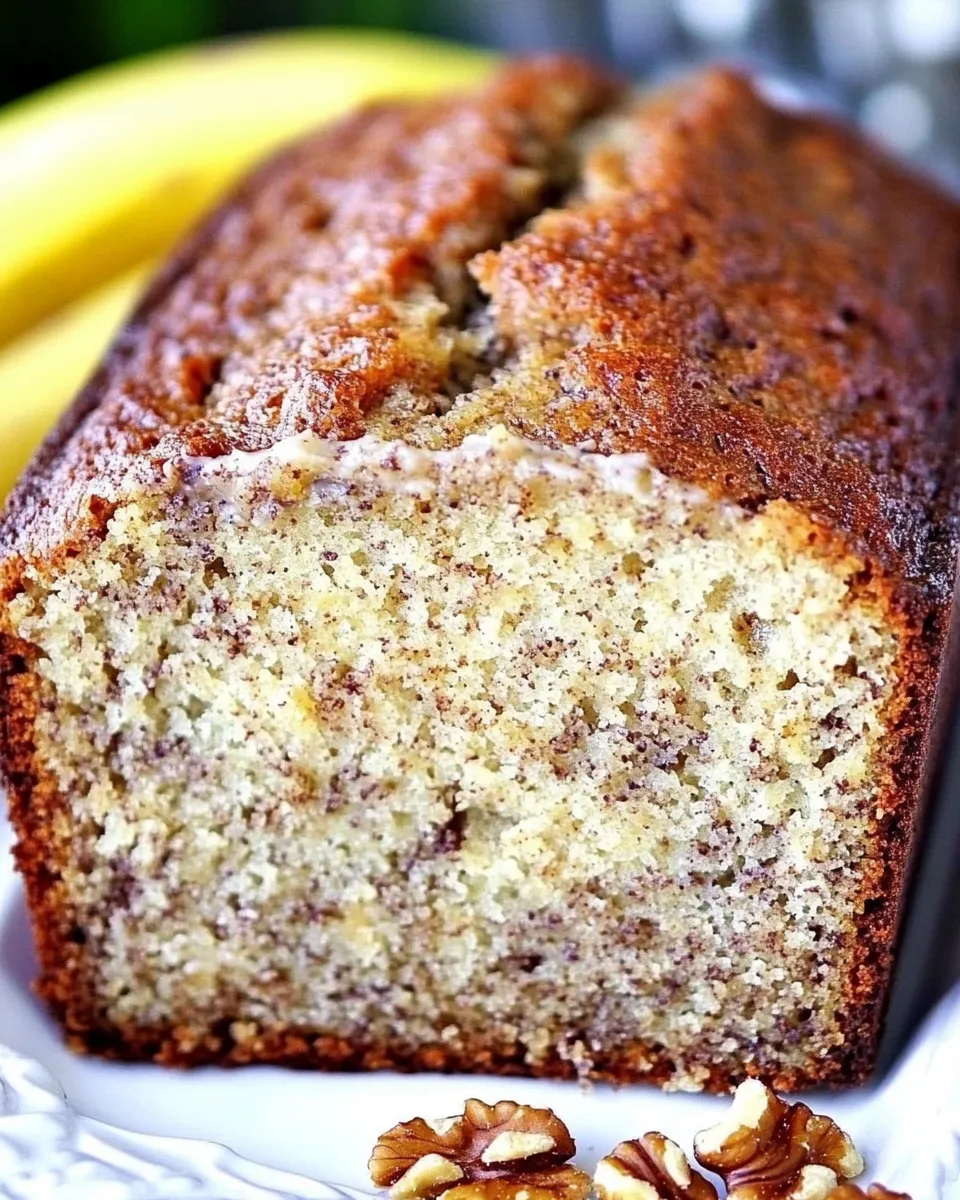 Homemade The Very Best Banana Nut Bread photo
