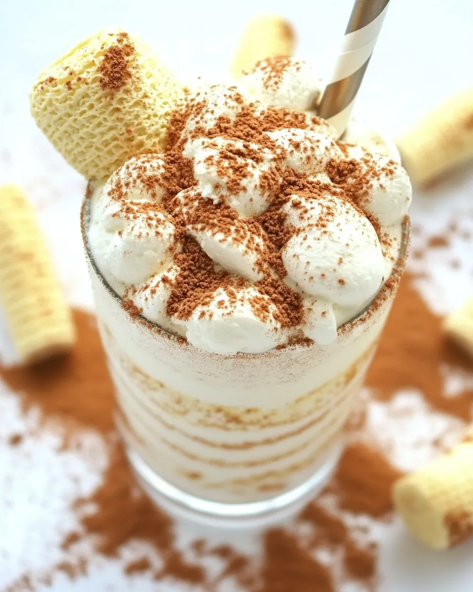 Delicious Tiramisu Milkshake Recipe image