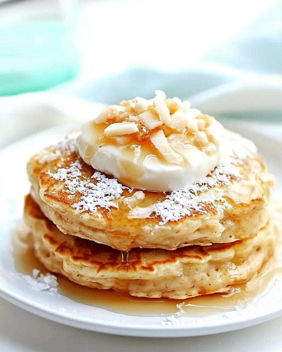 Easy Toasted Coconut Pancakes photo