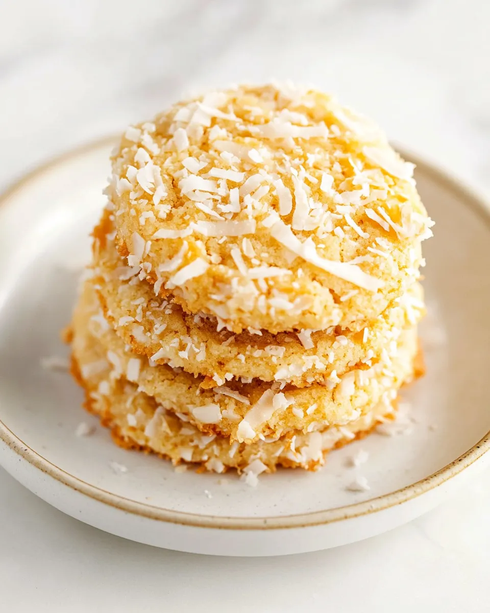 Homemade Toasted Coconut Sugar Cookies photo
