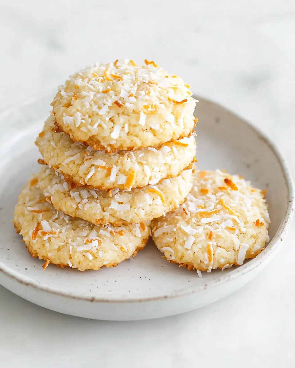 Easy Toasted Coconut Sugar Cookies recipe photo