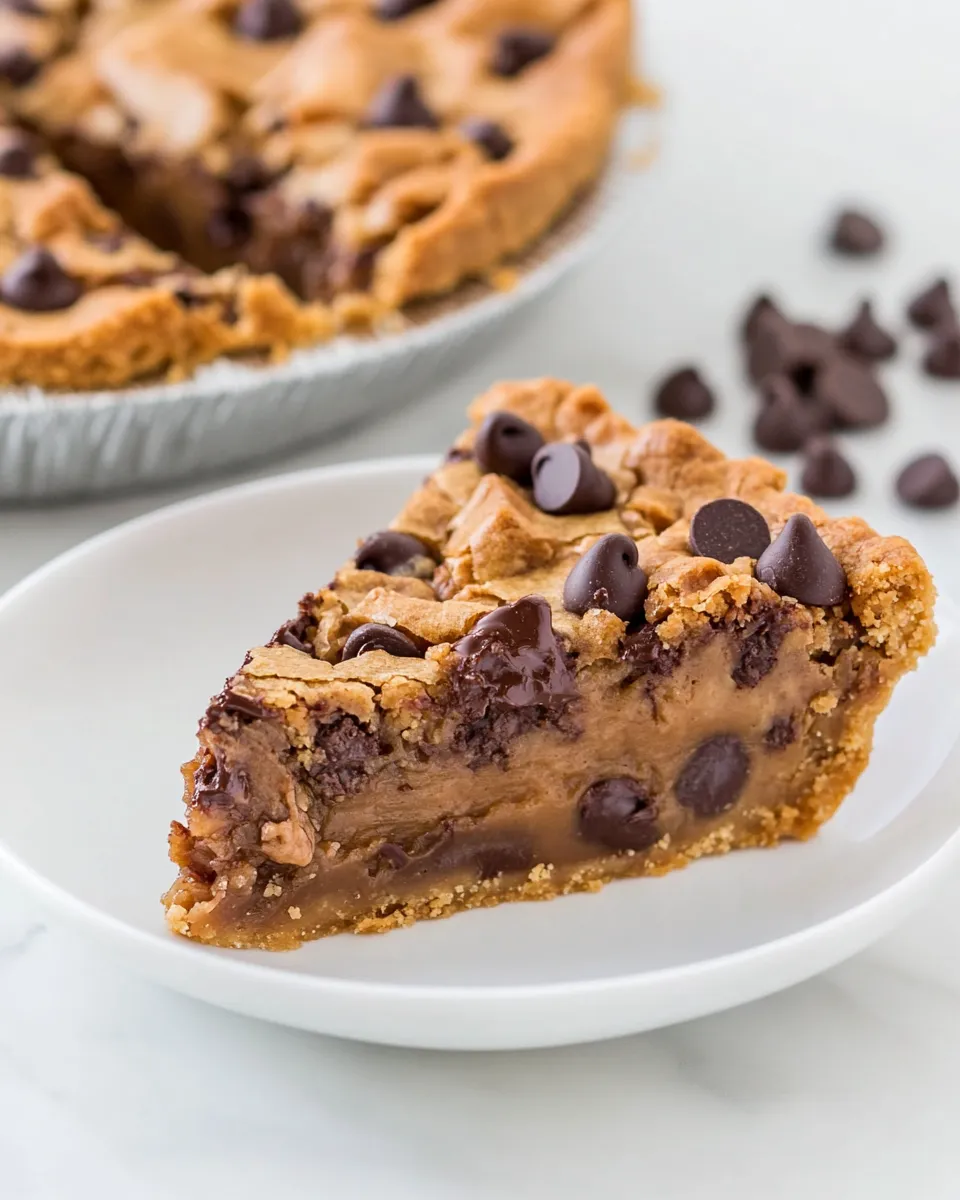 Classic Toffee Chocolate Chip Cookie Pie image