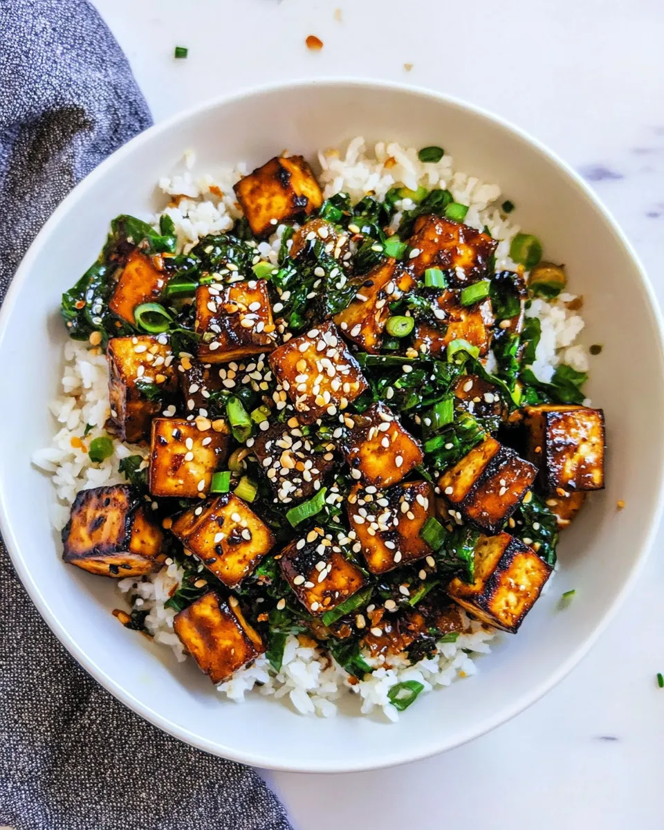 Delicious Tofu Stir Fry shot