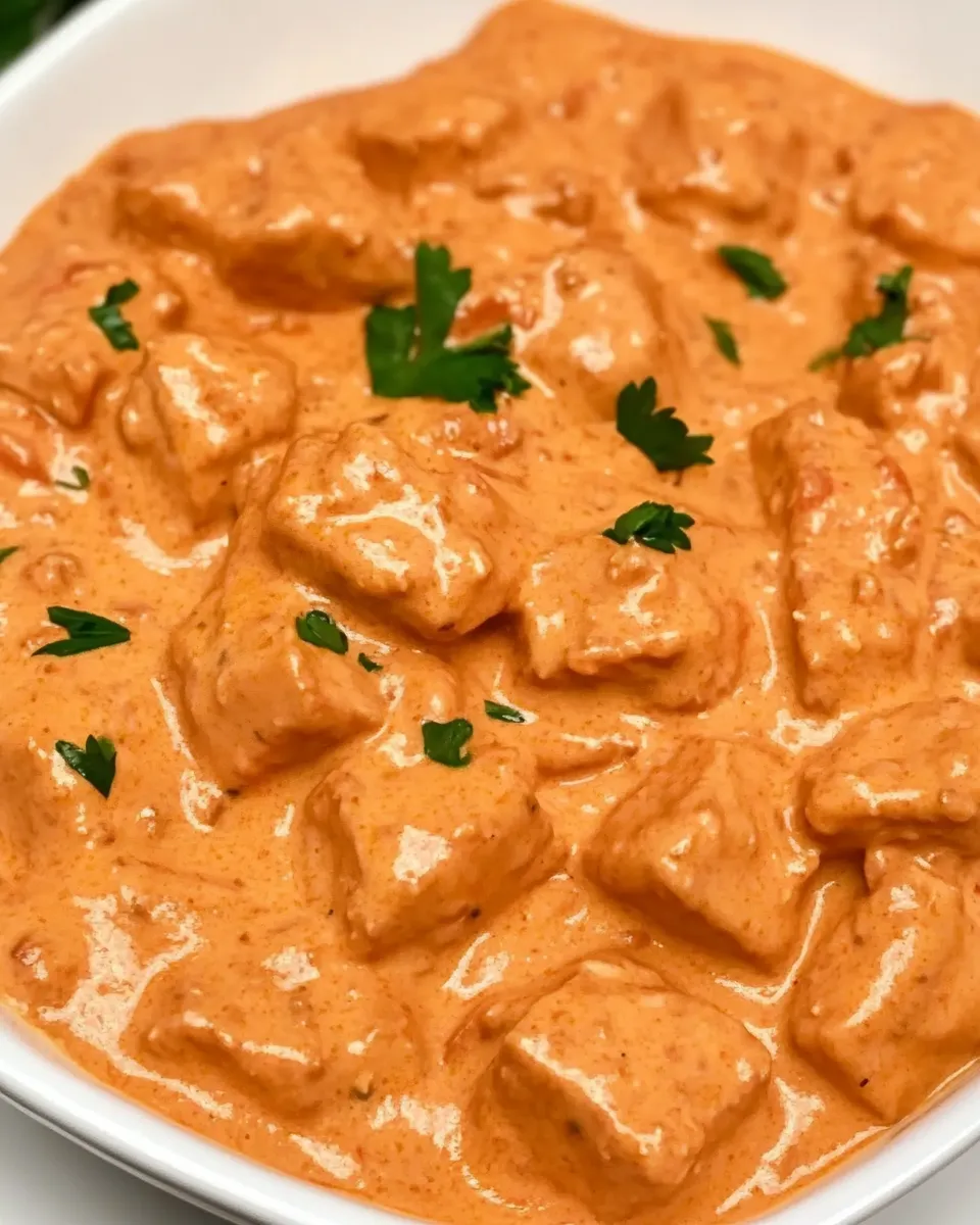 Delicious Tofu in Indian Sauce food shot