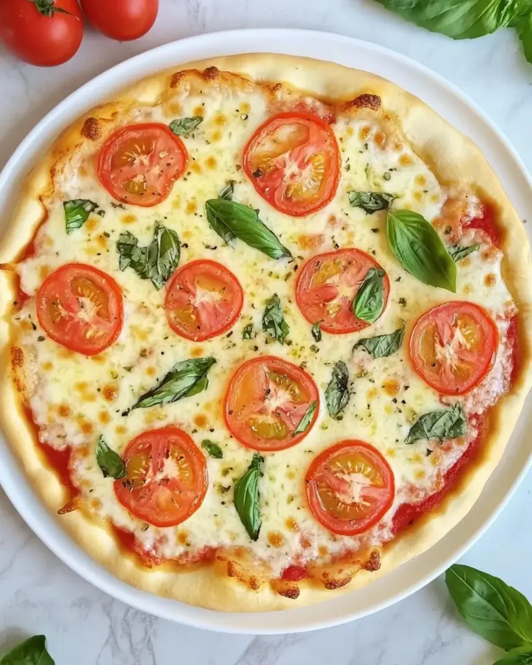 Homemade Tomato Pizza photo