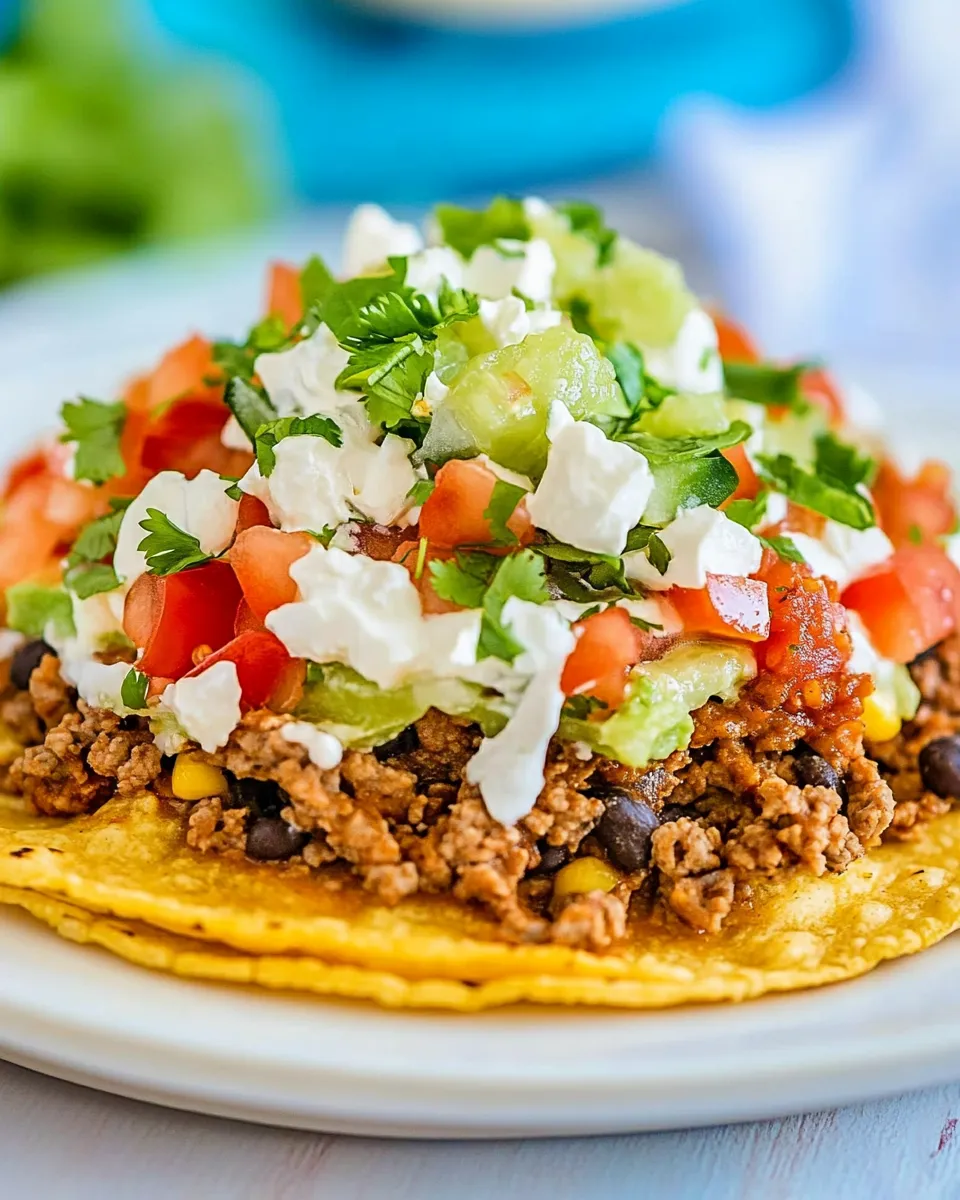 Easy Tostada Recipe photo