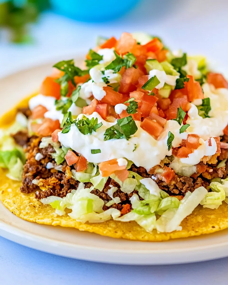 Delicious Tostada Recipe image