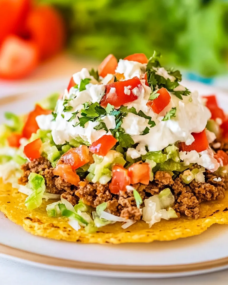 Classic Tostada Recipe shot