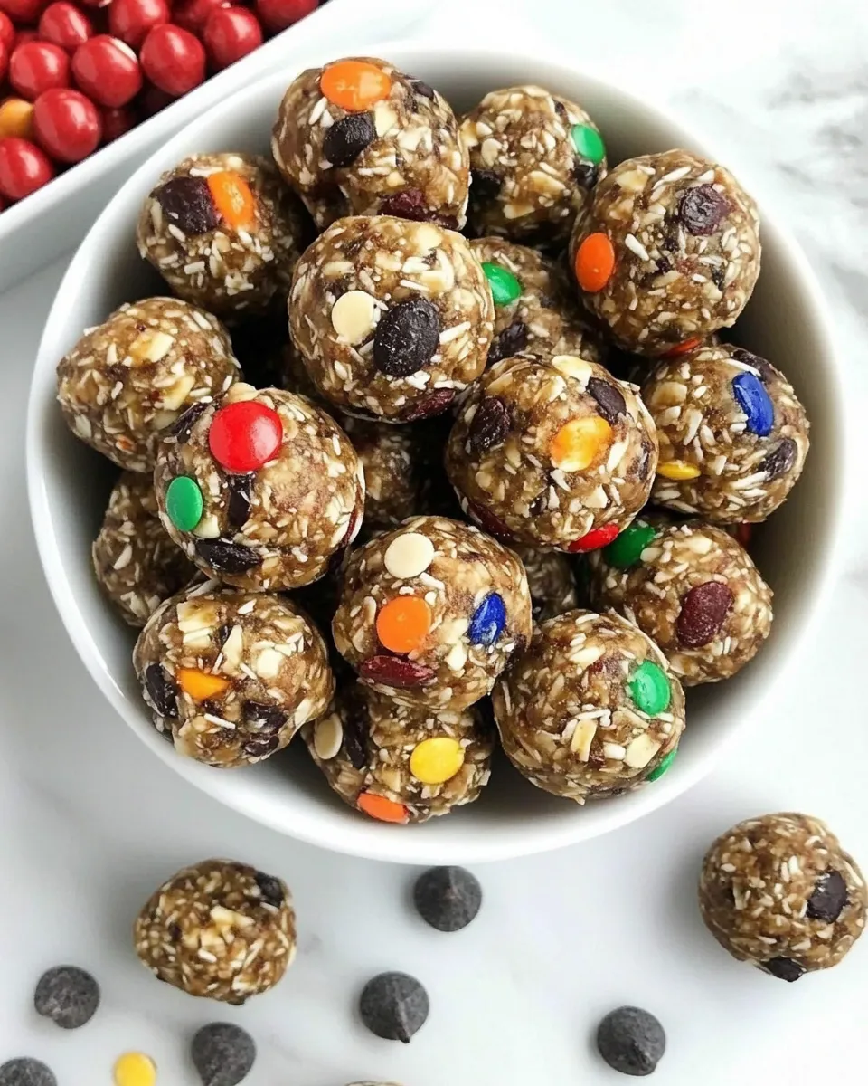 Easy Trail Mix Energy Balls recipe photo