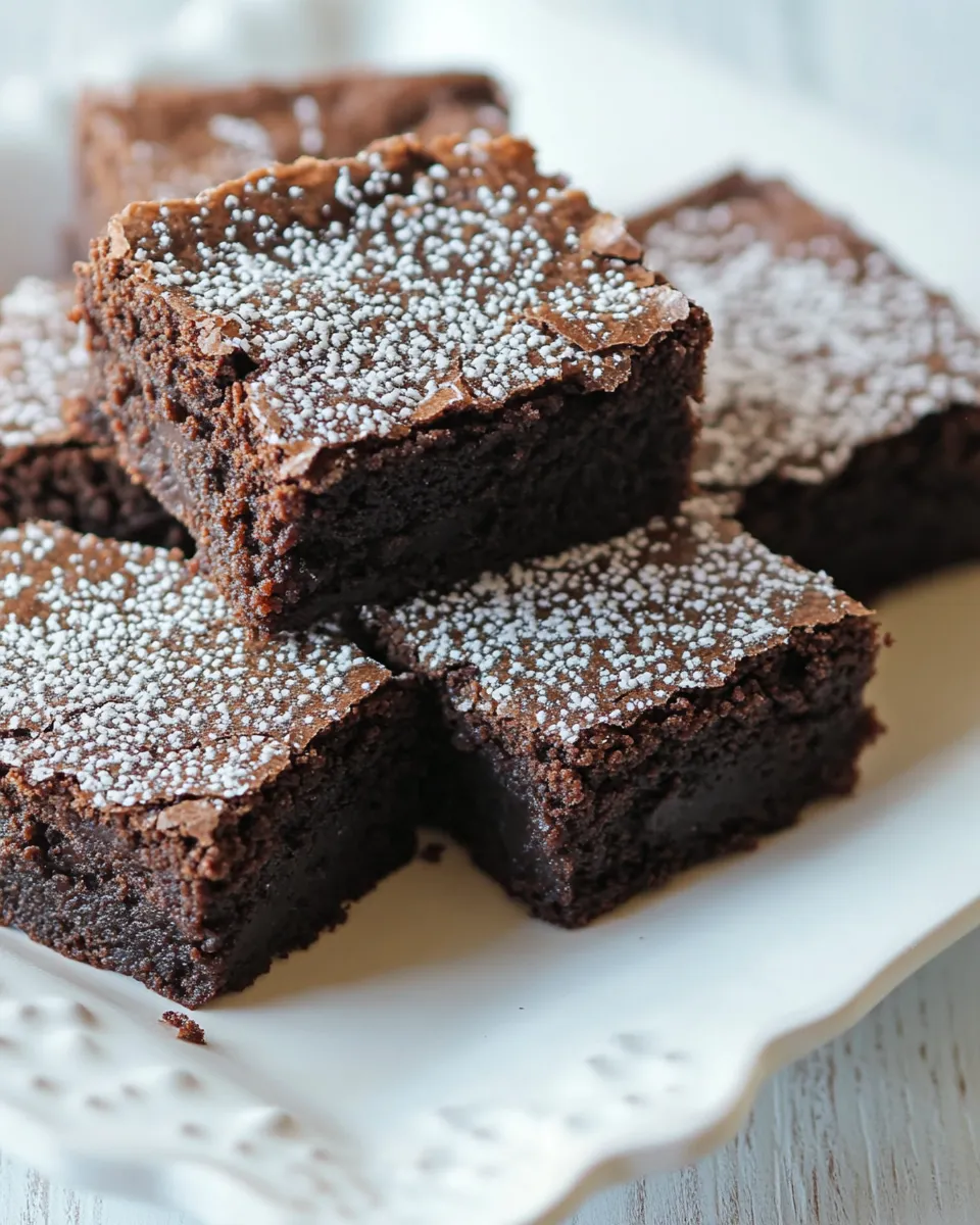 Delicious Triple Chocolate Brownies image