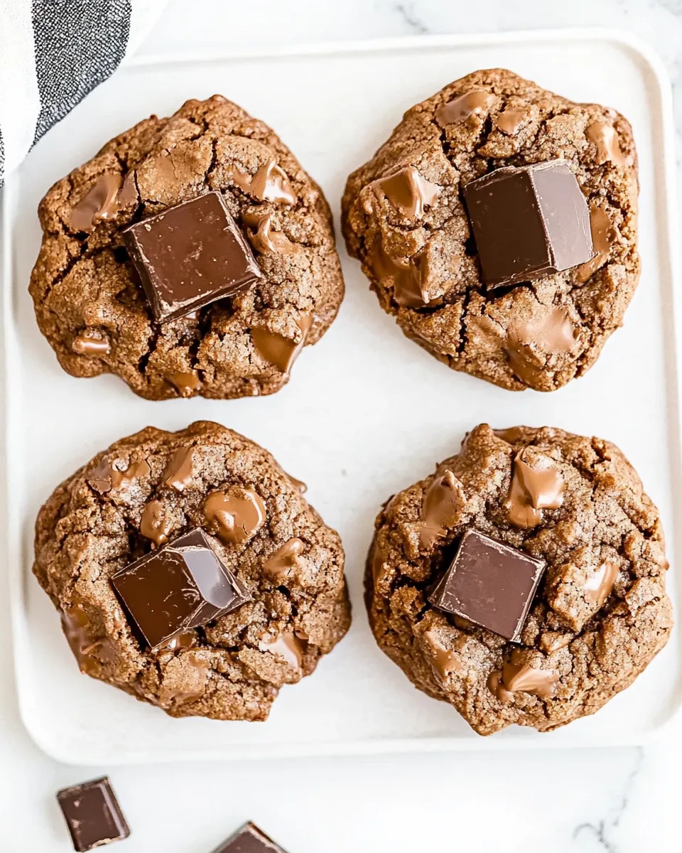 Classic Triple Chocolate Chunk Cookies image