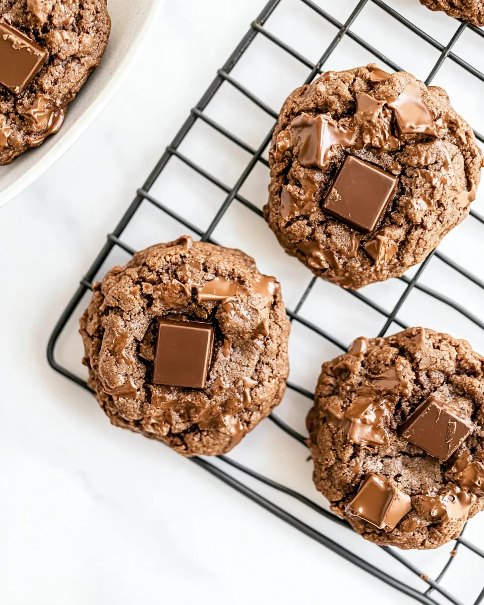 Easy Triple Chocolate Chunk Cookies recipe photo