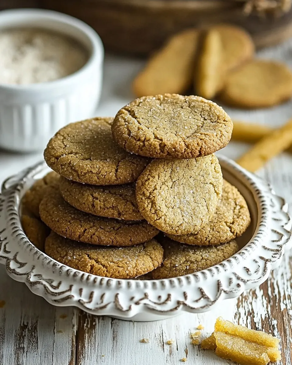 Easy Triple Ginger Snap Cookies recipe photo