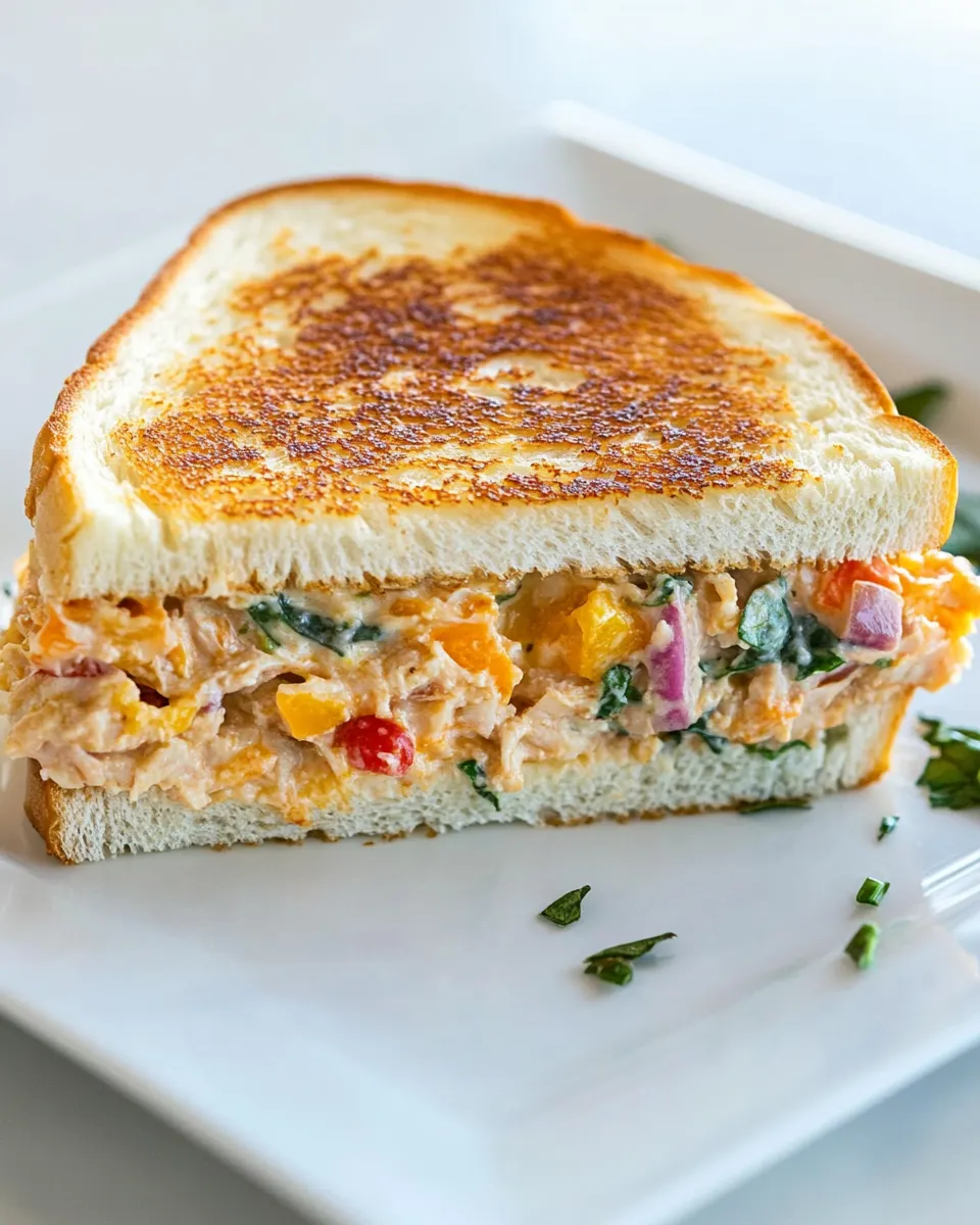 Delicious Tuna Melt shot