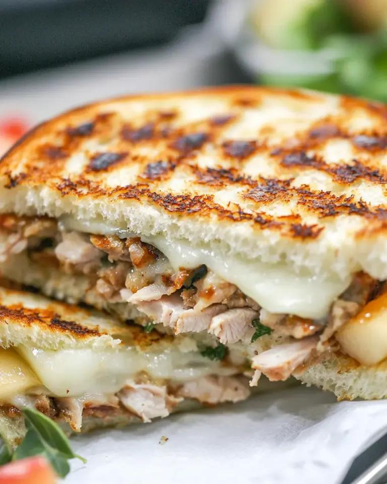 Homemade Turkey Apple Brie Panini photo