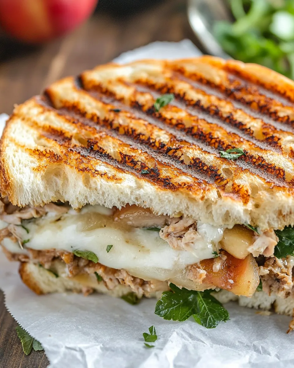 Quick Turkey Apple Brie Panini recipe photo