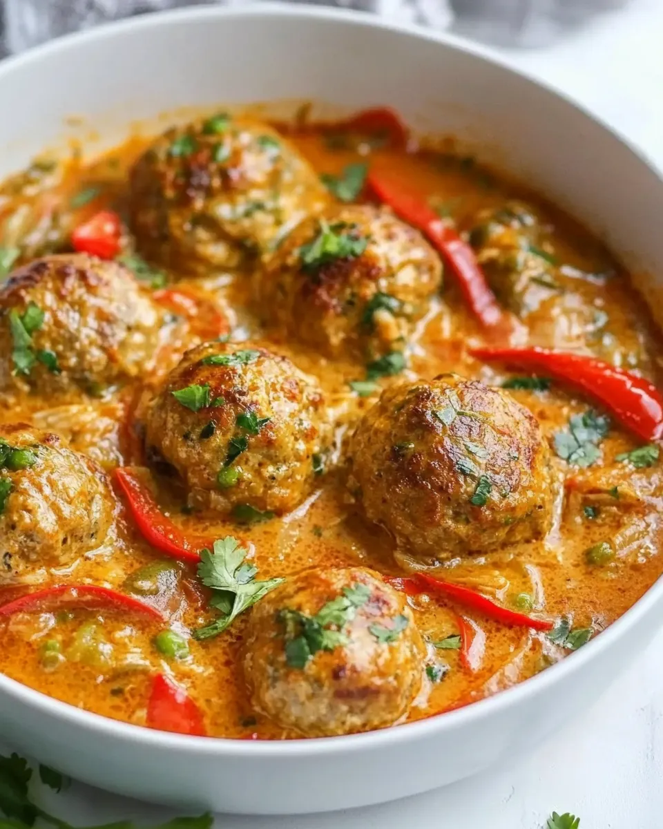 Quick Turkey Meatball Curry (Paleo, Whole30) shot