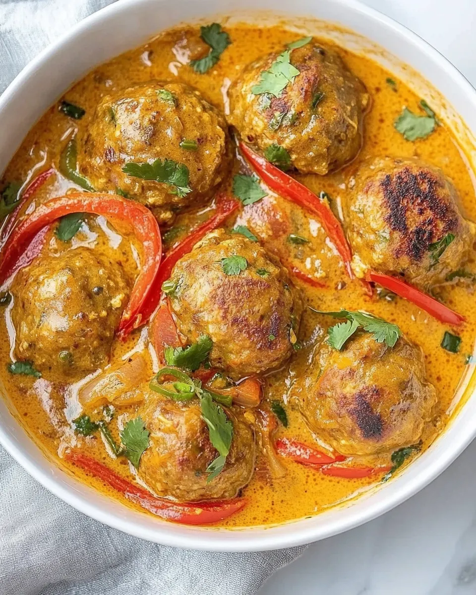 Healthy Turkey Meatball Curry (Paleo, Whole30) recipe photo