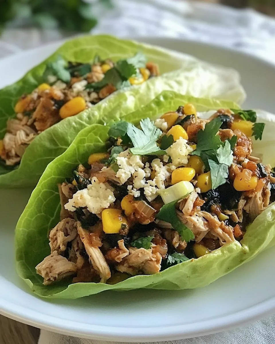 Homemade Turkey Santa Fe Lettuce Wraps recipe photo