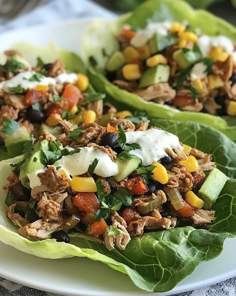 Delicious Turkey Santa Fe Lettuce Wraps dish photo