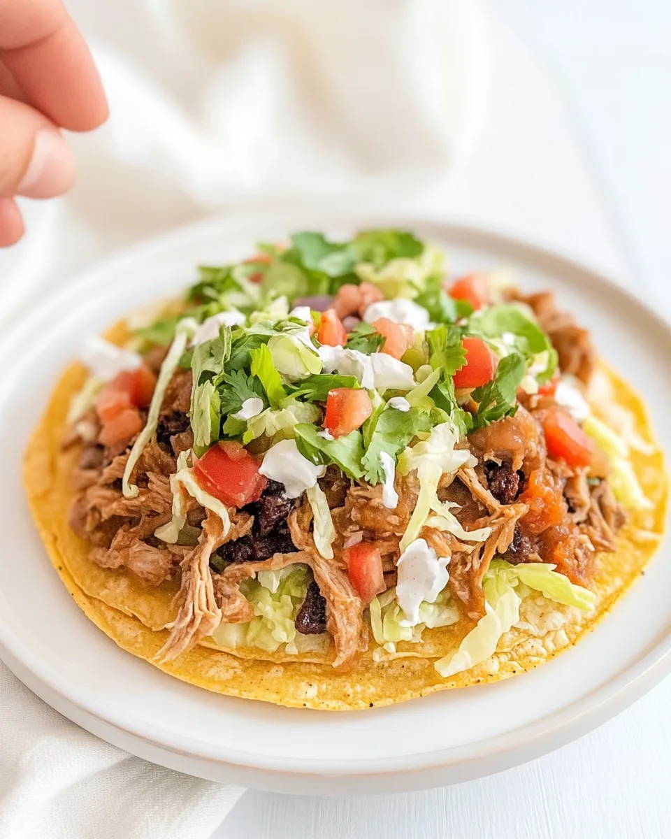 Easy Turkey Tostadas photo
