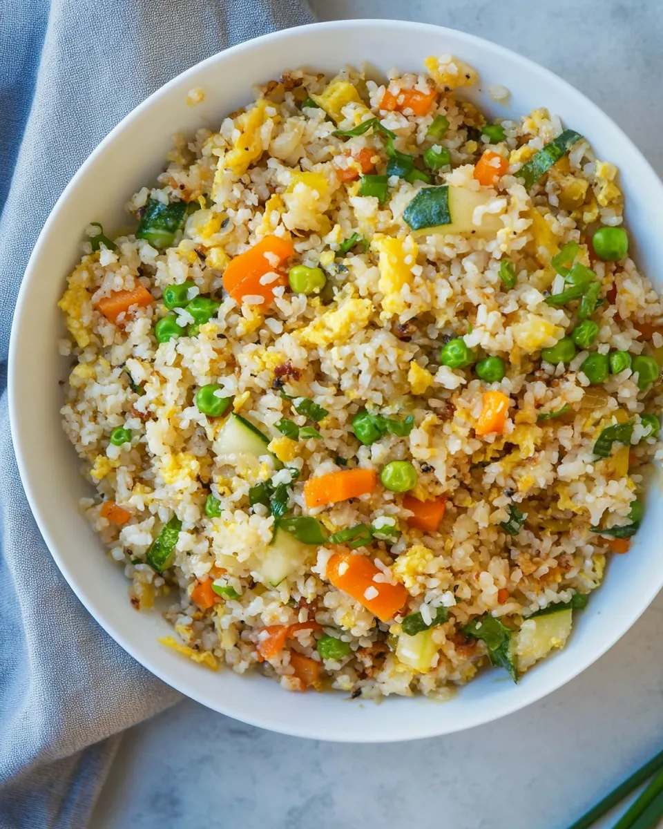 Delicious Turnip Fried Rice (Paleo, Keto) recipe photo