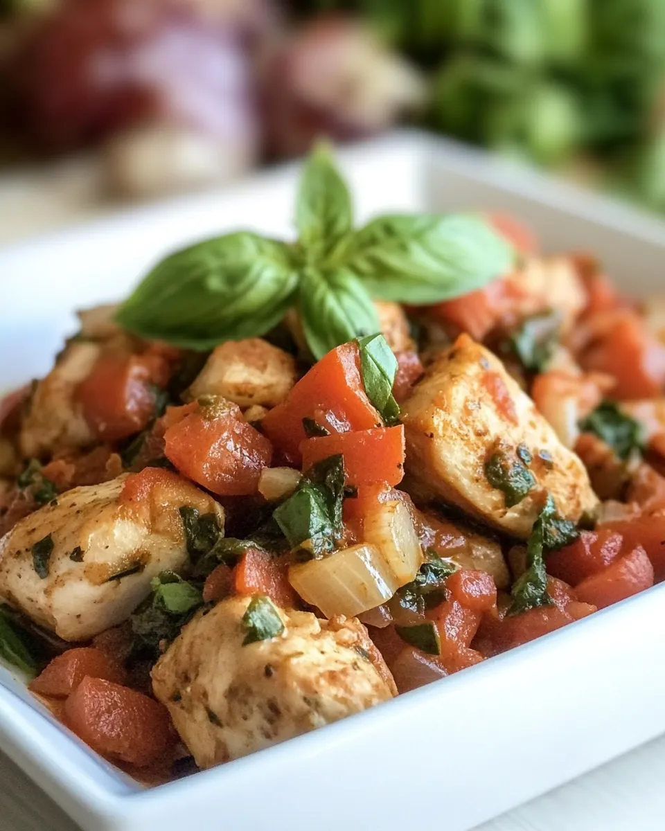Classic Tuscan Basil Chicken image