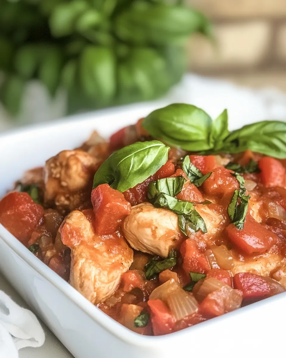 Easy Tuscan Basil Chicken recipe photo