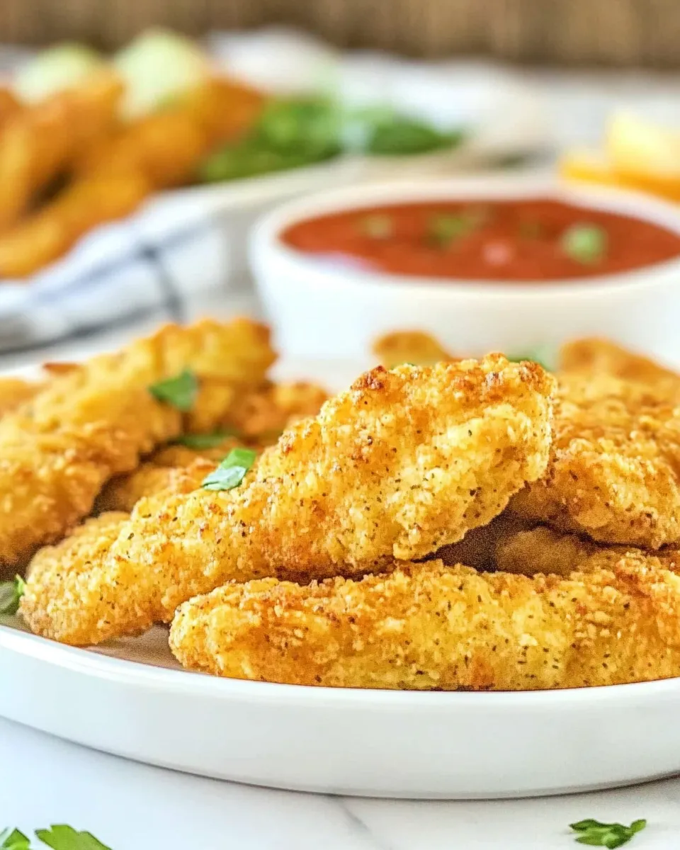 Savory Ultimate Chicken Fingers shot
