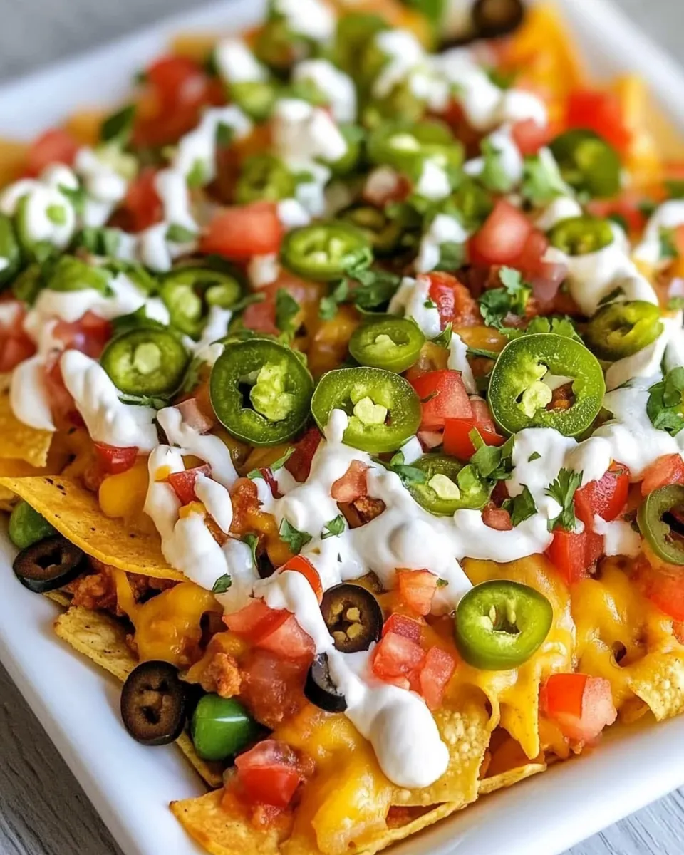 Homemade Ultimate Macho Nachos Recipe dish photo