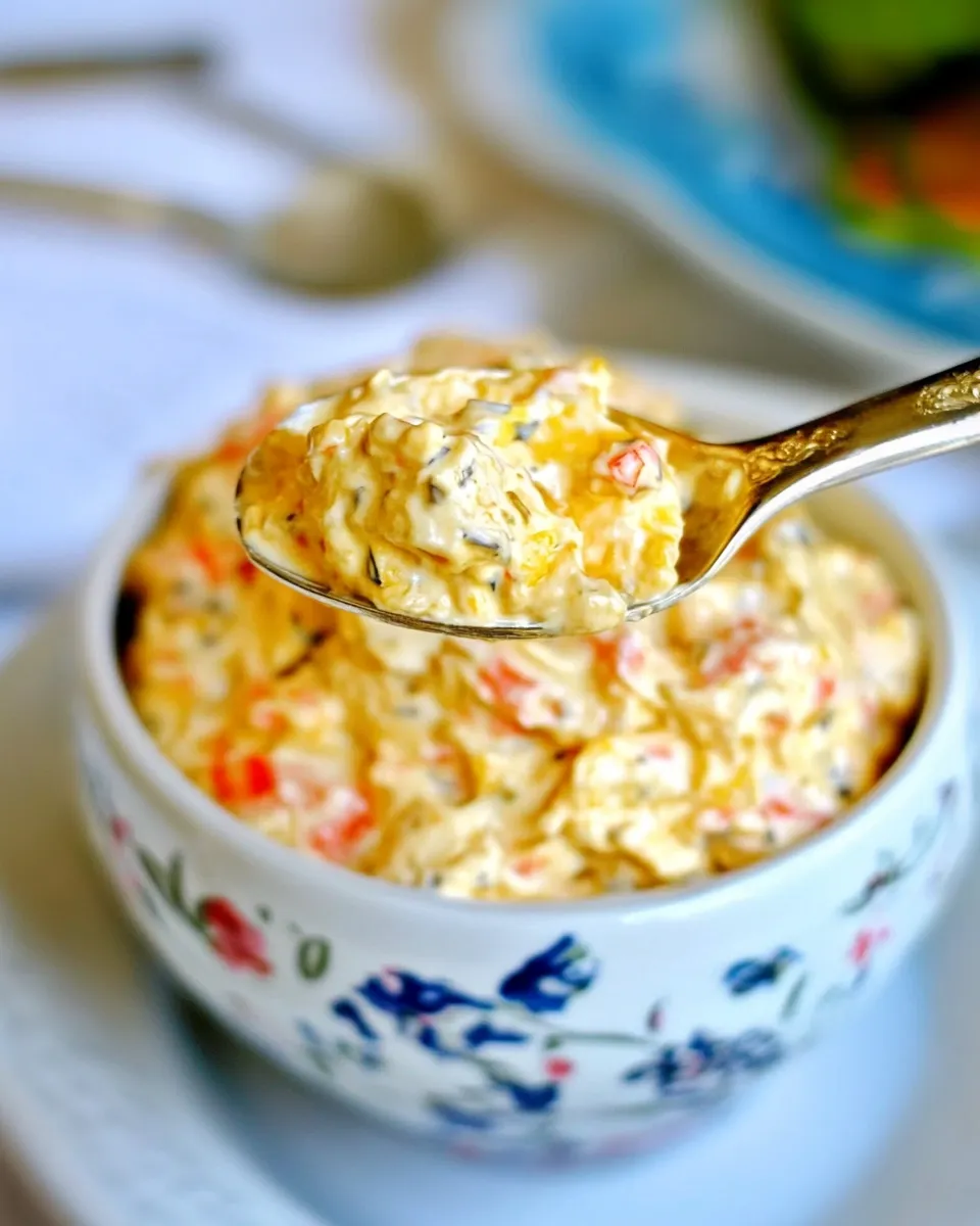 Delicious Ultimate Southern Pimento Cheese shot