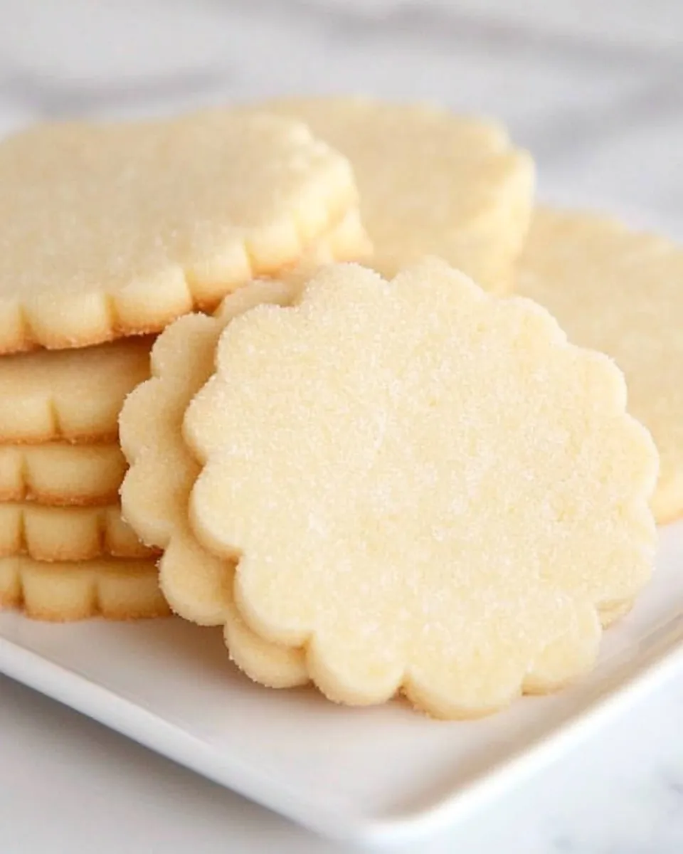 Delicious Vanilla Cut Out Cookies shot