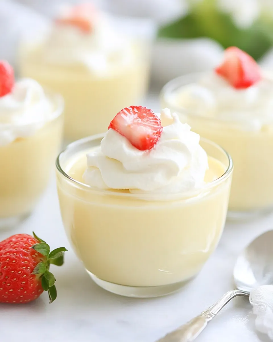 Easy Vanilla Pudding Recipe shot