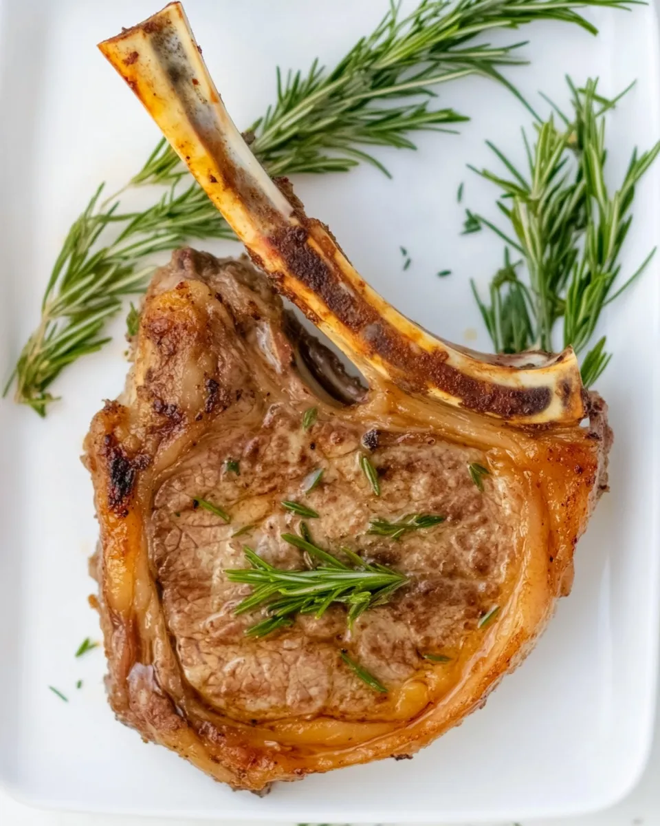 Delicious Veal Chops shot