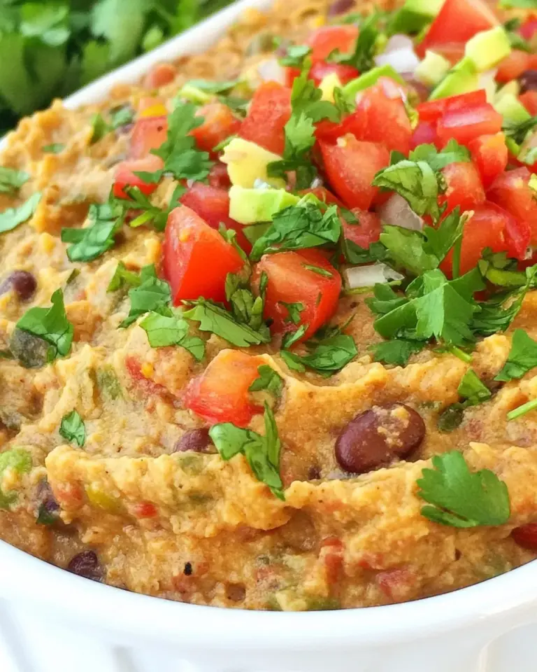 Homemade Vegan Bean Dip photo