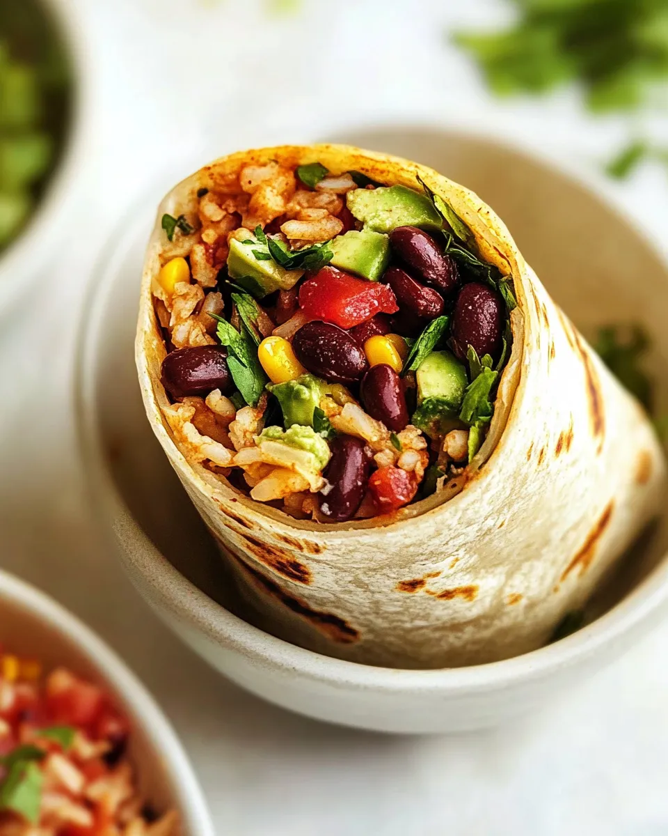 Delicious Vegan Burrito image