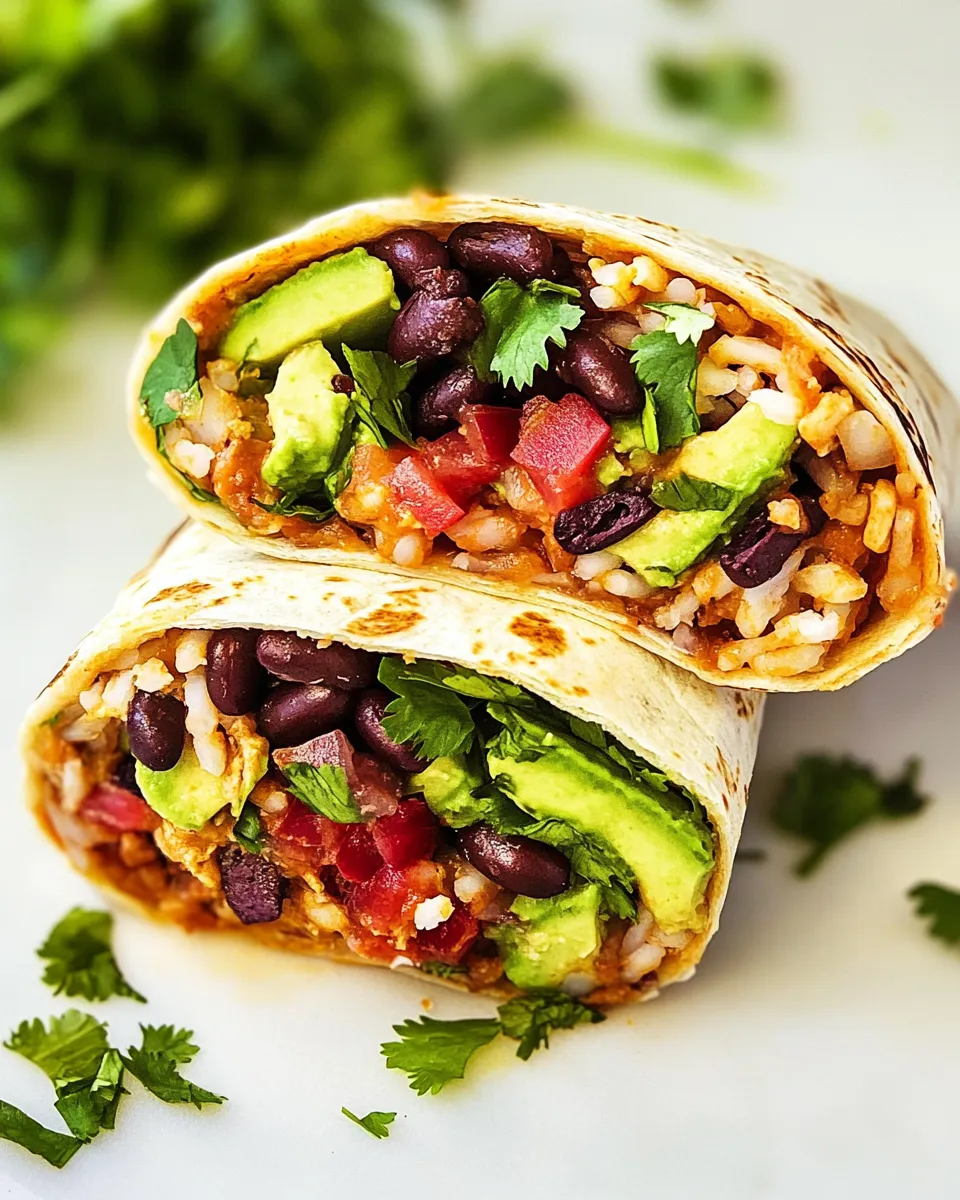 Tasty Vegan Burrito shot