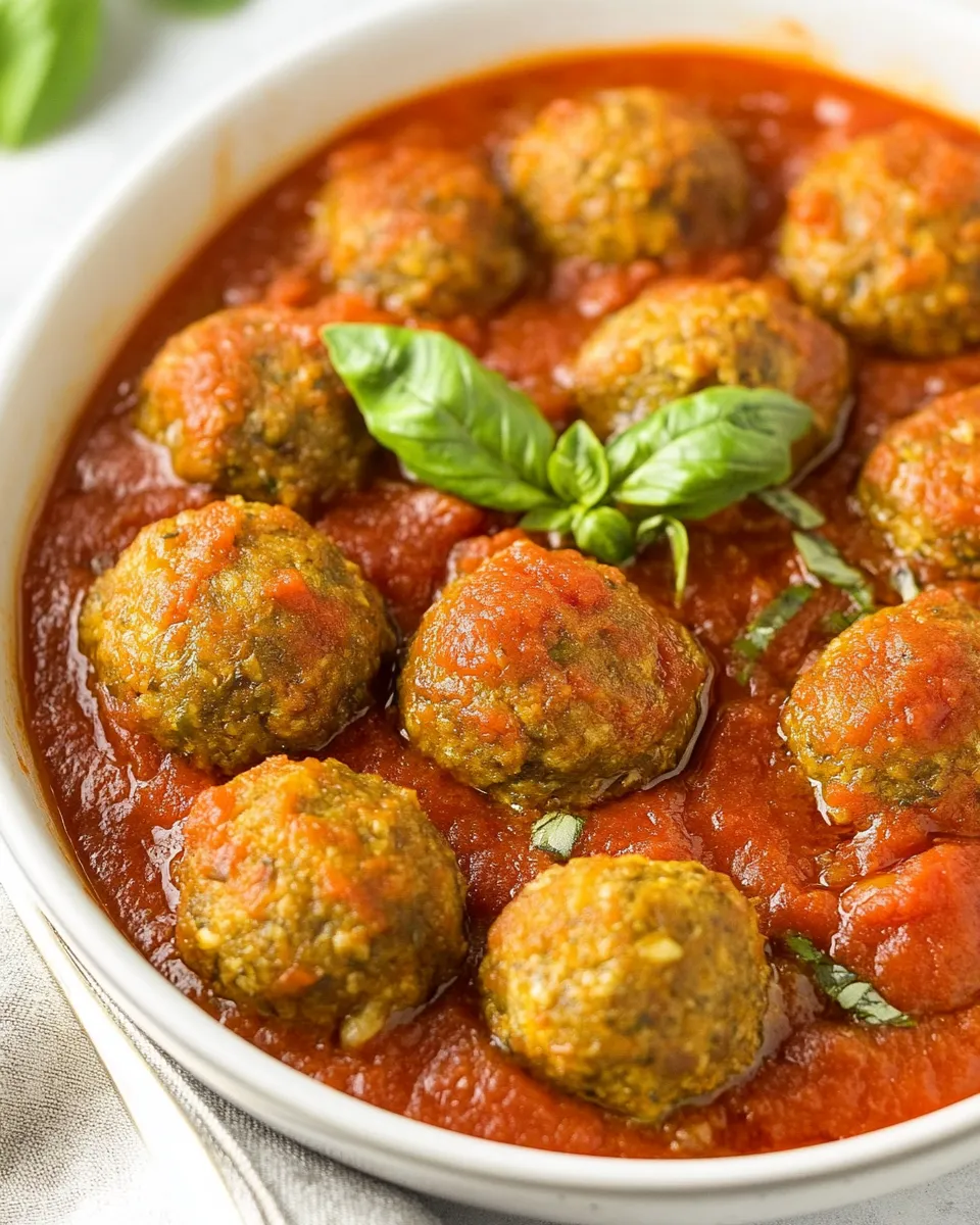 Classic Vegan Eggplant Meatballs image