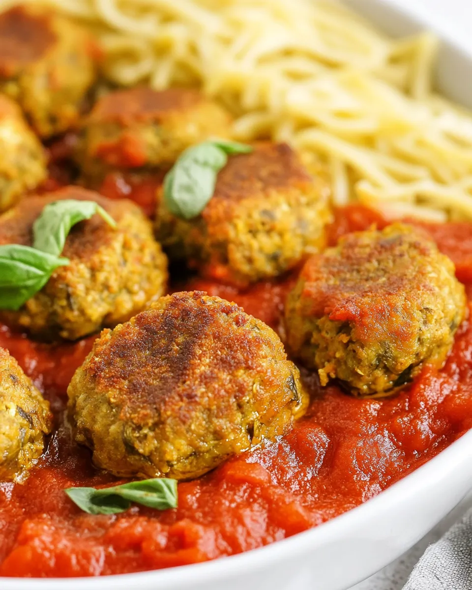 Easy Vegan Eggplant Meatballs recipe photo
