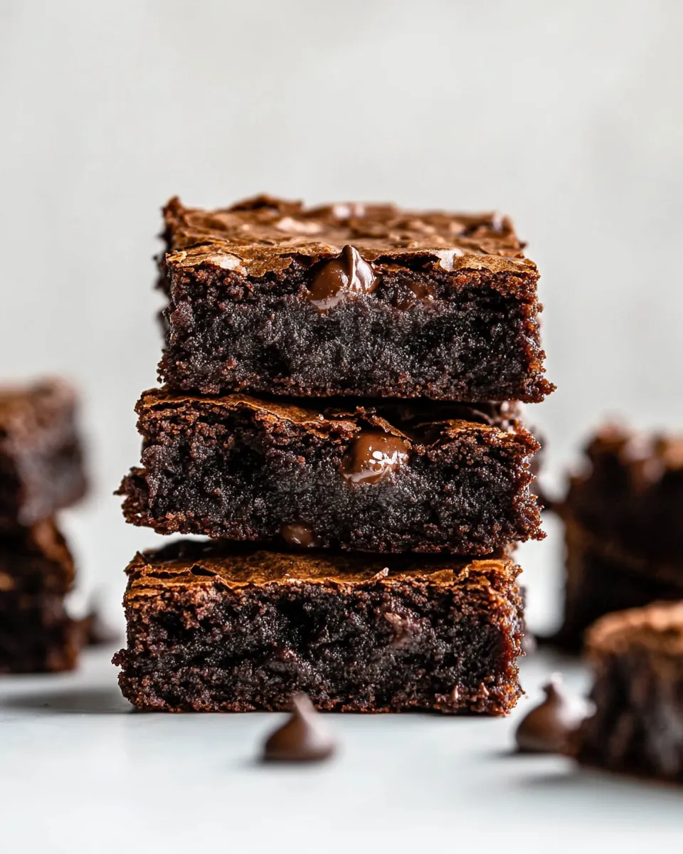 Homemade Vegan Gluten-Free Brownies photo