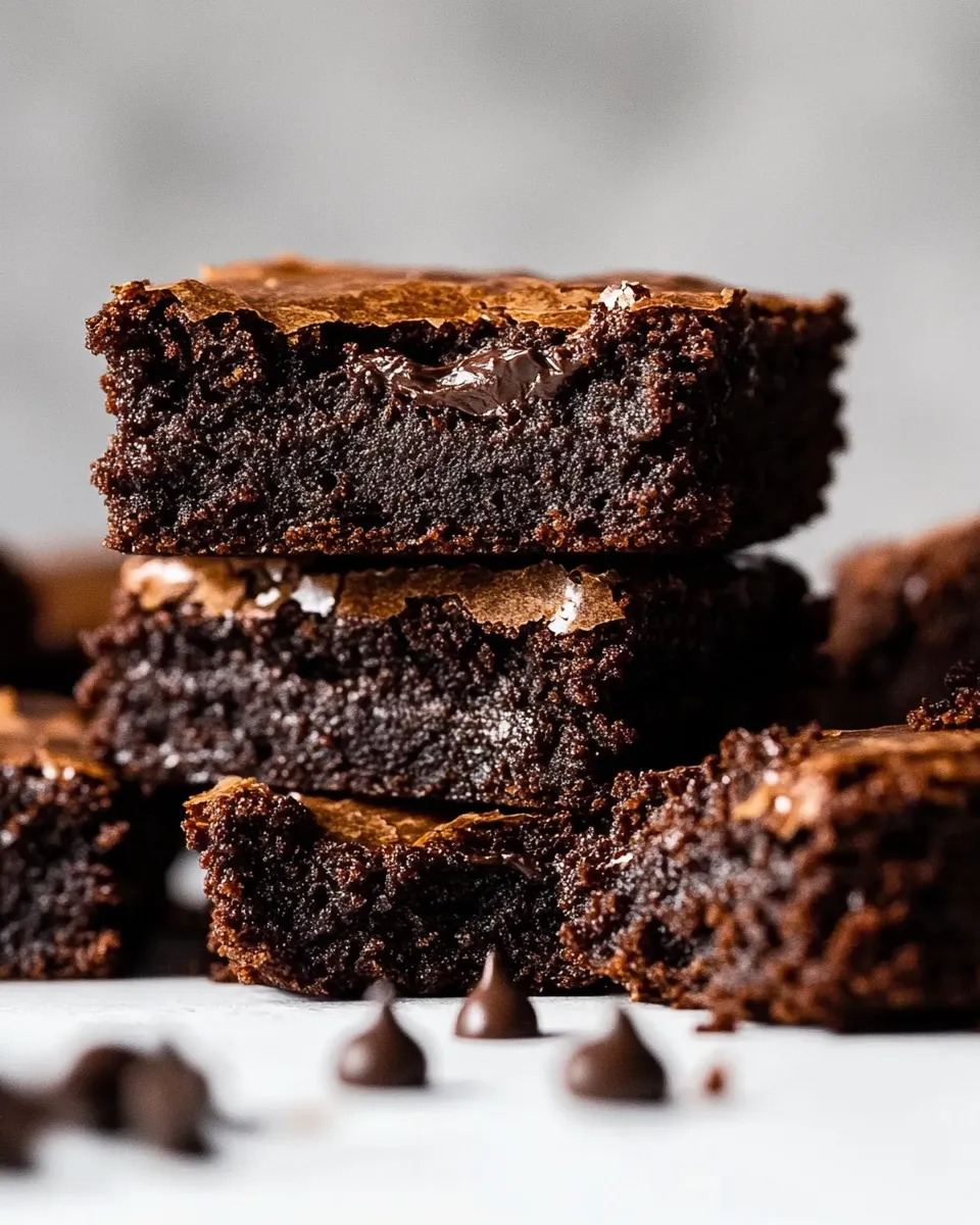 Easy Vegan Gluten-Free Brownies recipe photo